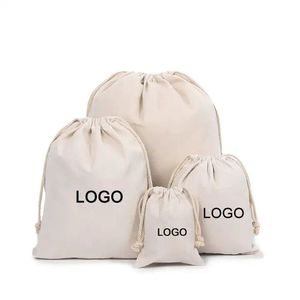 Bolsas de Lona Ecológica con Cordón, Impresas en Algodón y Lino, con Logotipo Personalizado - Product Image 6