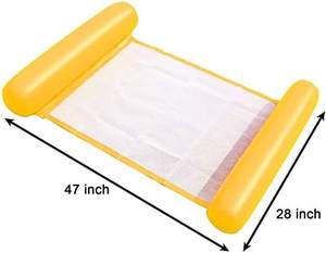 Chaise longue flottante d'été OEM, hamac aquatique, radeau, bouée gonflable en PVC, chaise longue de plage pour adultes - Product Image 5