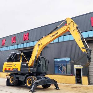 Excavadora de alta calidad sobre ruedas 18Ton 20T 21Ton 215 tipo excavadora de ruedas con CE a la venta en Rusia - Product Image 4