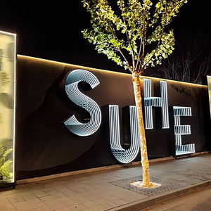 Enseigne lumineuse LED personnalisée pour toit, logo, lettres lumineuses haut de gamme, extérieur, haute résistance pour immeuble de grande hauteur, <span class=keywords><strong>gratte</strong></span>-<span class=keywords><strong>ciel</strong></span> commercial - Product Image 3