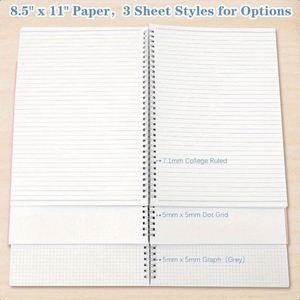 Custom Designed A5 <b>Spiral</b> <b>Bound</b> <b>Notebook</b> School Supplies Stationery with Office Style Paper Cover - Product Image 2