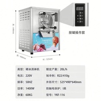 China Leverancier Roestvrij Staal Gelato Hard Ijs Machine Aanrecht Top Commerciële Melk Batch Maker
