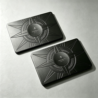 Cartes de visite en métal de luxe personnalisées avec impression couleur, logo gravé au laser, substrats vierges en aluminium anodisé et acier inoxydable