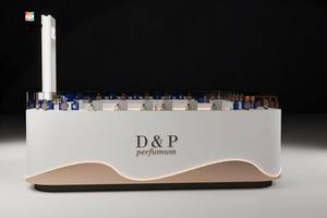 Vitrinas de Exhibición de Perfumes Modernas, de Lujo, Ecológicas, de Madera y Metal Refinados y Personalizados |   Kioscos Personalizados con Diseño de Tienda Completo - Product Image 4