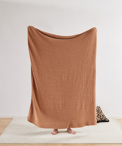 Vente en gros de couvertures douces et luxueuses en tricot, couvertures en microfibre moelleuses, couvertures en chenille épaisses - Product Image 4