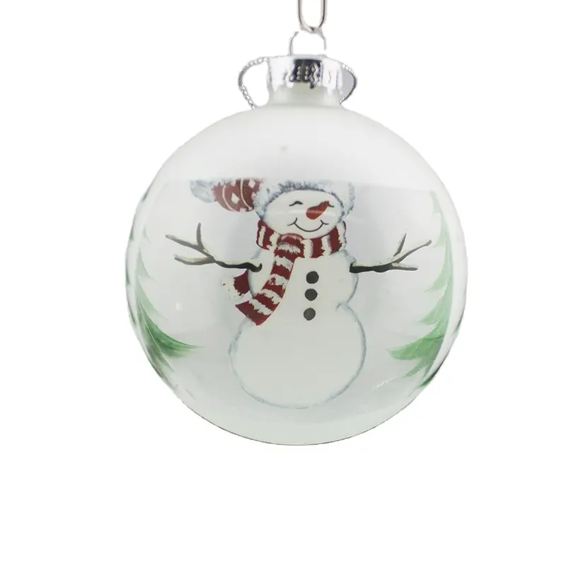 hand blown best selling glass crafts wholesale hanging christmas ball ornaments