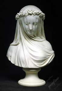 Scultura Moderna di Donna Nuda in Marmo Naturale, Statua da Giardino del Corpo Femminile Nudo - Product Image 2