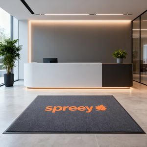 Tùy Chỉnh Kích Thước Lớn Trong Nhà Ngoài Trời Cao Su Ủng Hộ Không Trượt Logo Sàn Mat In Thương Mại Chân Mat - Product Image 2