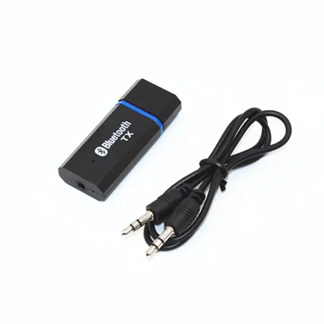 Mini Aux Plug and Play USB Blue-tooth AdapterTransmitter Free Drive TV Computer Computer USB Dongle Wireless Adapter