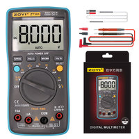 ZOYI ZT-301 8000-counting 4-Digit (0.5%+3) Akurasi Pengukur Tegangan AC/DC Multimeter Pengukuran Arus dan Kapasitansi untuk