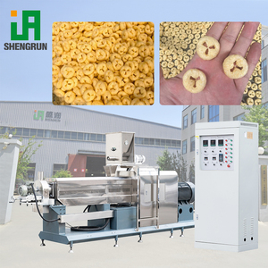 Ligne de production de produits soufflés délicieux : Machine à fabriquer des boules et bâtonnets de maïs soufflé, Extrudeuse de snacks soufflés au maïs - Product Image 1