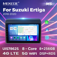 MEKEDE MS IPS écran tactile Android 12 8 core 8 256GB système de navigation de voiture pour Suzuki Ertiga 2018-2020 double din autoradio