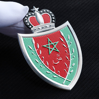 Badge de maillot de football personnalisé en plastique avec impression en relief, logo de club, transfert thermique, patch 3D en TPU pour vêtements de club de football