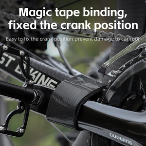 Portabicchieri per bici ovest con borsa portaoggetti in lega di alluminio a ventosa tetto portabiciclette portabiciclette da tetto portabiciclette - Product Image 2