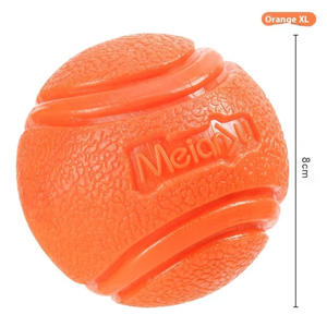2026 HOT Eco-Friendly Solid Rubber Bite Toy Ball Pet Dog Outdoor Training Bouncing Ball Retrieve and <b>Throwing</b> Exercise - Product Image 1