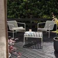 Ensemble table et chaise de plage d'extérieur, design moderne et minimaliste, résistant à l'eau et au soleil, structure en fer forgé, canapé de détente pour balcon/terrasse