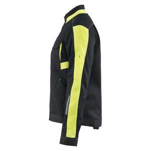 BLAKLADER - 444318329933XXL Women’s Industry Jacket Stretch <b>Black</b>/<b>Hi</b>-<b>vis</b> yellow - EAN 7330509909959 WORK JACKETS - Product Image 3