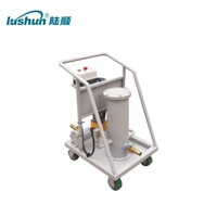 Équipement de purification d'huile isolante usagée Lushun 3000L/H Mini filtre à huile, machine de purification d'huile de transformateur utilisée