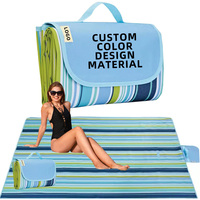 Vente chaude Couverture de pique-nique imperméable en acrylique d'extérieur Pliable Portable Bébé Multi-joueurs Camping Plage Tapis