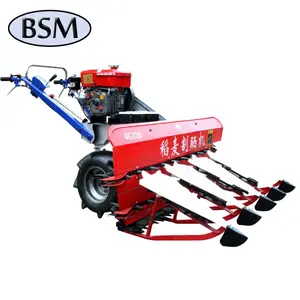 Good price farm grain and grass cutting machine,mini rice paddy cutting machine price image