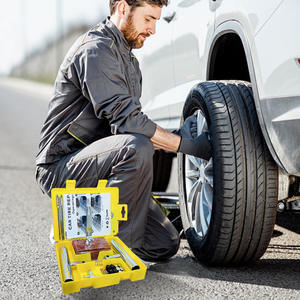 Kit de Reparación de Neumáticos Wantu, Juego de 33-58 Piezas, Herramientas de Acero para Autos, Motocicletas, Bicicletas Eléctricas, Reparación de Pinchazos sin Cámara - Product Image 2