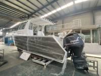 Gogel — bateau de pêche en aluminium de 7.3m, 24 pieds, vitesse d'arrosage comme bateau de pêche et yacht en vente, approuvé CE