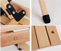 Table pliante pour l'extérieur Table à oeufs portable Camping Home Self Driving Tour Table de pique-nique pour barbecue en bois massif