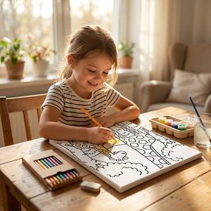 Kit de Manualidades Navideñas al <span class=keywords><strong>por</strong></span> Mayor, Set de <span class=keywords><strong>Pintura</strong></span> en Lienzo DIY de Pascua y Navidad, Actividad Artística para Niños con Marcadores de <span class=keywords><strong>Pintura</strong></span>, Regalo al <span class=keywords><strong>por</strong></span> Mayor - Product Image 1