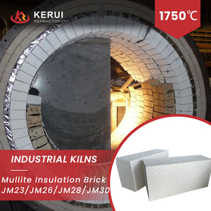 KERUI precio competitivo refractario mullita aislamiento ladrillo K23 K26 JM 23 Jm 26 peso ligero aislante ladrillo de fuego para horno - Product Image 5