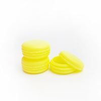 Pot de cosmétique Macaron personnalisé en gros pot de baume à lèvres Macaron vide 5g 10g couleur crème pour les yeux ombre à paupières contenant cosmétique