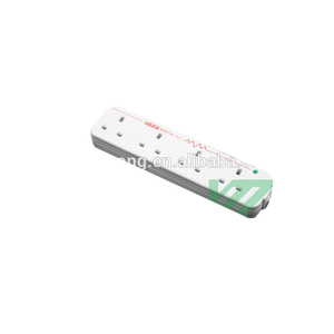 250v <span class=keywords><strong>4</strong></span> banda de energía eléctrica 2 carga usb puertos enchufe de extensión universal salida con spike y de guardia - Product Image 4