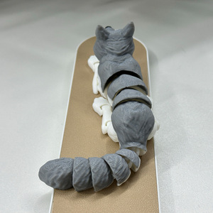 Figuras de lobo Husky con impresión 3D y articulaciones móviles, adornos de escritorio, artesanías, venta al por mayor, modelo 12+, novedad transfronteriza - Product Image 4