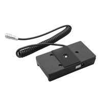 Câble d'alimentation pour caméra BMPCC 4K 6K PRO G2, plaque d'alimentation externe pour batterie NP-F970, supports de montage