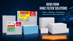 MERV-13 6팩 12x24x1인치 박스형 필터 교체용 에어 필터 (난방기, 에어컨, 히트펌프, HVAC 시스템용) 고용량 먼지 필터 (신제품) - Product Image 5