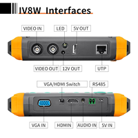 Vente en gros de testeur CCTV 5 pouces 2600mAh 4K, moniteur de caméras de sécurité IP, testeur de vidéosurveillance TVI/CVI/AHD/CVBS, contrôleur PTZ