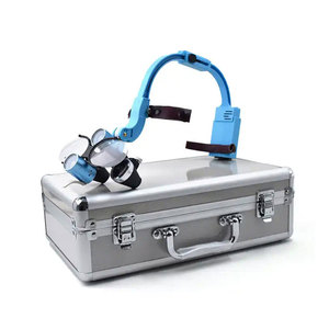 Lupas Dentales Binoculares con Luz de 5W, Lupas de Acero Inoxidable para Laboratorio de Odontología - Product Image 5