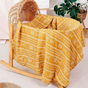 Coperta Avvolgente in Morbida Garza di Cotone a Maglia del Produttore 700 Stampe Doppio Strato 200 Fili Tinta Unita Biancheria da Letto Festival Regali per Neonati - Product Image 6