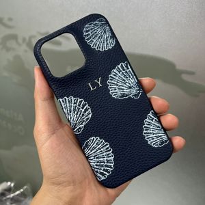 Custodie di Lusso Personalizzate in Pelle PU per Cellulari con Stampa a Caldo di Lettere/Pattern per <span class=keywords><strong>iPhone</strong></span> 16 <span class=keywords><strong>Pro</strong></span> Max 15 <span class=keywords><strong>14</strong></span> <span class=keywords><strong>Pro</strong></span> - Product Image 2