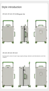 Công Suất Lớn Nhôm Xe Đẩy Trường Hợp Mang Theo Trên Vali Rộng Xử Lý Hành Lý Với Tsa Khóa Giữ Cốc Túi Du Lịch Có Thể mở rộng - Product Image 6