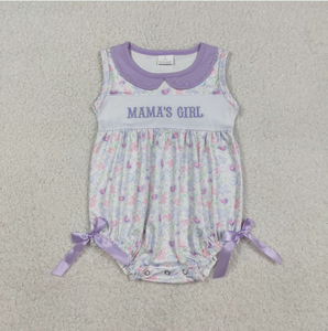 Conjunto de Vestido y Romper para Hermanas, sin Mangas, con Bordado de Flores y Cuello, Largo hasta la Rodilla, con Volantes, para Niñas - Product Image 5