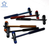 High Quality Double-Headed Steel Reflex Hammers Manual Power Source Polish Finish Colorful Percussion Tool
