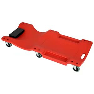 Chariot <span class=keywords><strong>de</strong></span> réparation automobile à profil bas, chariot <span class=keywords><strong>de</strong></span> mécanicien <span class=keywords><strong>de</strong></span> 40 pouces avec lumière LED et appui-tête rembourré - Product Image 4