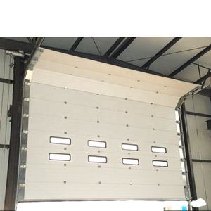 Quai sectionnel moderne à roulement automatique rapide Panneau sandwich en acier à enroulement transparent Portes de <span class=keywords><strong>garage</strong></span> pour le chargement aérien d'entrepôts logistiques - Product Image 1