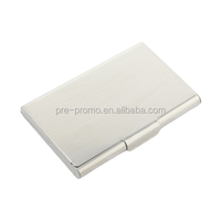 Casing Dompet logam aluminium Logo kustom tempat kartu kredit Bank penjualan laris pemegang kartu bisnis untuk industri asuransi otomotif