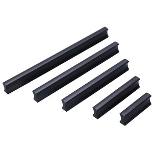 Grey Long Aluminum Kitchen Handle in Gold and Black <b>for</b> Drawer <b>Dresser</b> Bedroom Outdoor Hotel School Use - Product Image 4