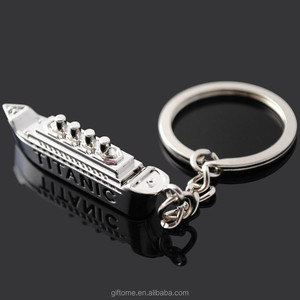 Tùy chỉnh RMS Titanic tàu Keychain Nhà máy cung cấp Kim Loại <span class=keywords><strong>Keyring</strong></span> với thiết kế tùy chỉnh - Product Image 6