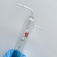 Verrerie de laboratoire Anti-Suckback Verre Borosilicate Huile minérale Brûleur Bubbler