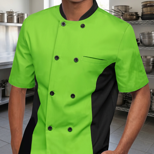Chaqueta de Chef Profesional Unisex OEM, Manga Larga, Lona, Impresión Digital, Logotipo y Colores Personalizados, para Restaurante y Bar - Product Image 2