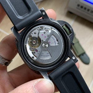 Reloj de Lujo VS Factory <span class=keywords><strong>PAM</strong></span> 9010 con Movimiento Mecánico de Cuerda Automática, Cristal de Zafiro, Superluminiscencia, Caja de Acero Inoxidable y Correa de Goma - Product Image 3