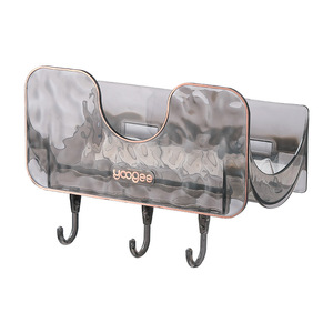 Ycogee Pot Lid Rack Wall Mounted Punch Free Storage For <b>Kitchen</b> With Cutting Board And Utensil <b>Hooks</b> - Product Image 5